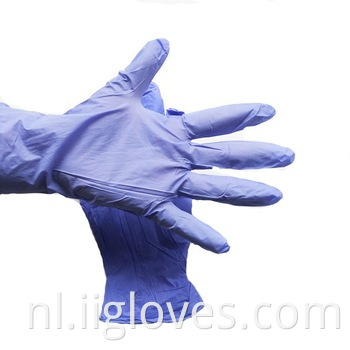 Wegwerp huishoudelijke rode voedingskwaliteit nitril synthetische handschoenen poedervrije reiniging nitrilexamenhandschoenen